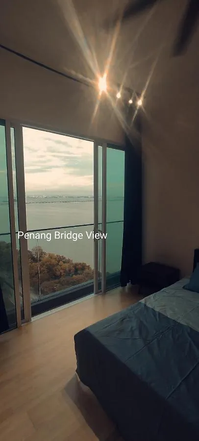 Infinite Seaview With Penang Bridge Suite With Sunrise Up To 11 Person Bayan Lepas Holiday home