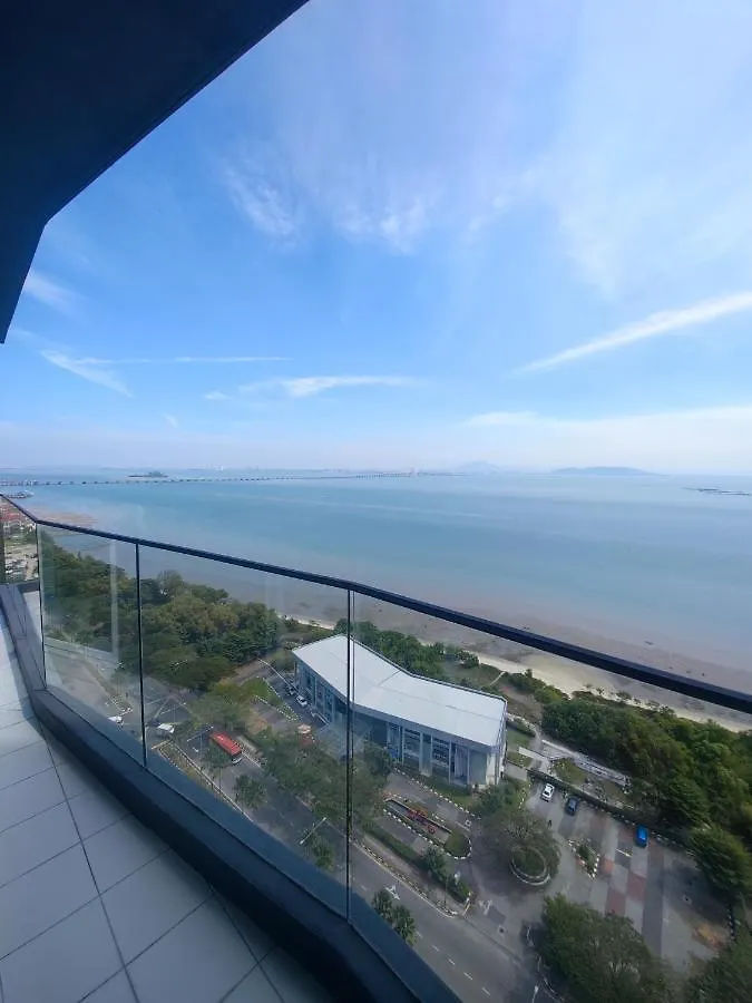 Infinite Seaview With Penang Bridge Suite With Sunrise Up To 11 Person Bayan Lepas