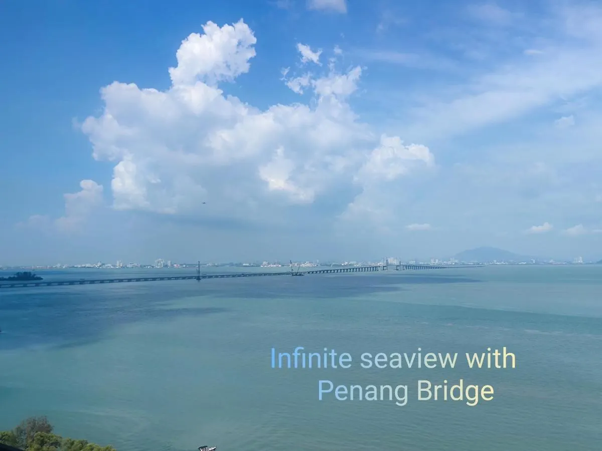 Infinite Seaview With Penang Bridge Suite With Sunrise Up To 11 Person Bayan Lepas